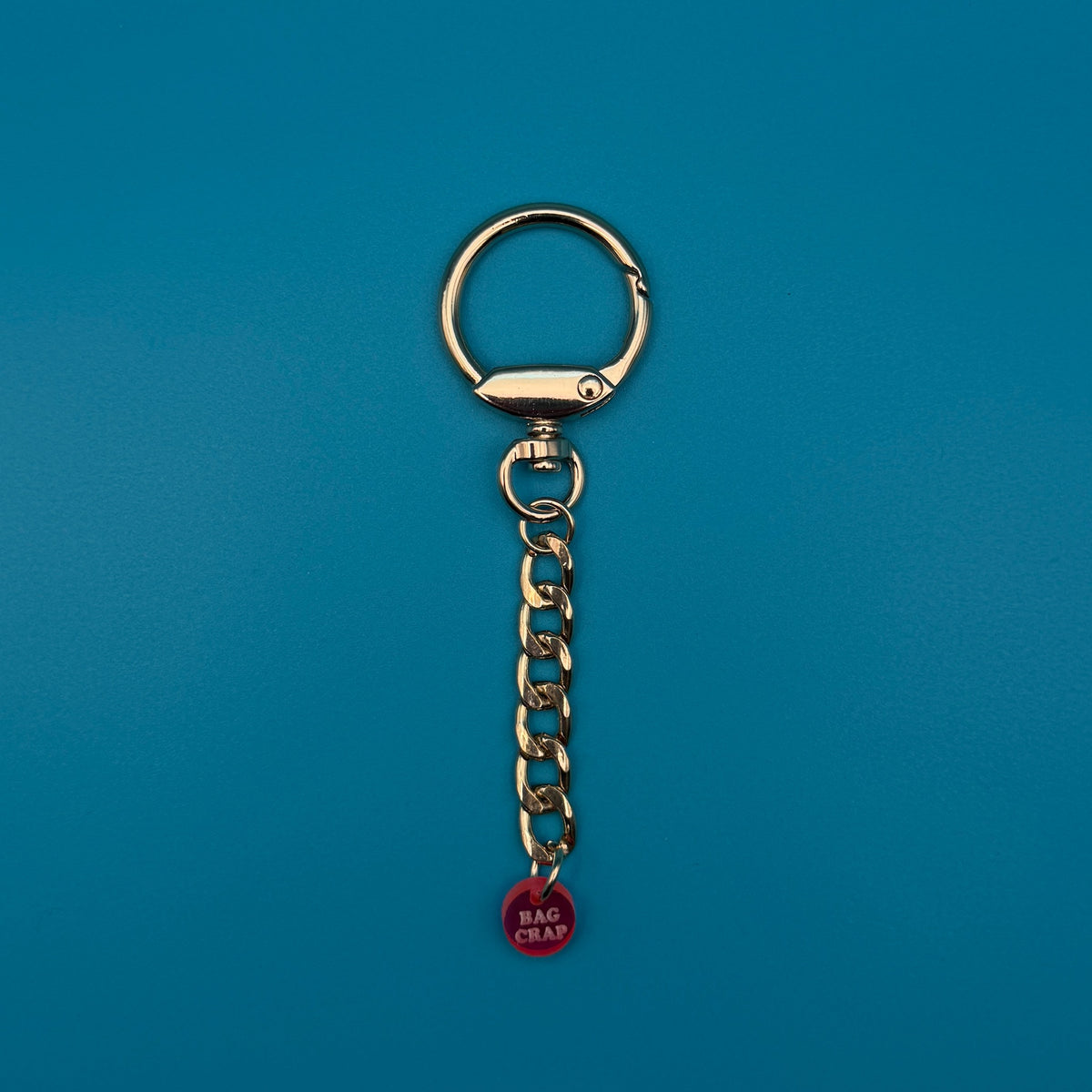Gold Metal 5" Short Bag Charm Chain