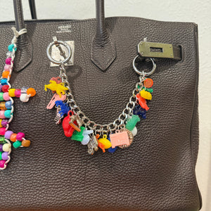 Bag Crap - Fully Loaded Vintage Toy Trinket Bag Charm Chain