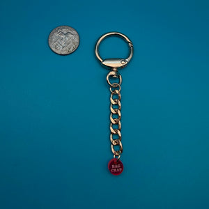 Gold Metal 5' Short   Chain - clips carabiners charms keychains bag designer vintage keychain vintage charms for bag nostalgia vintage keychains y2k collectible - Bag Crap