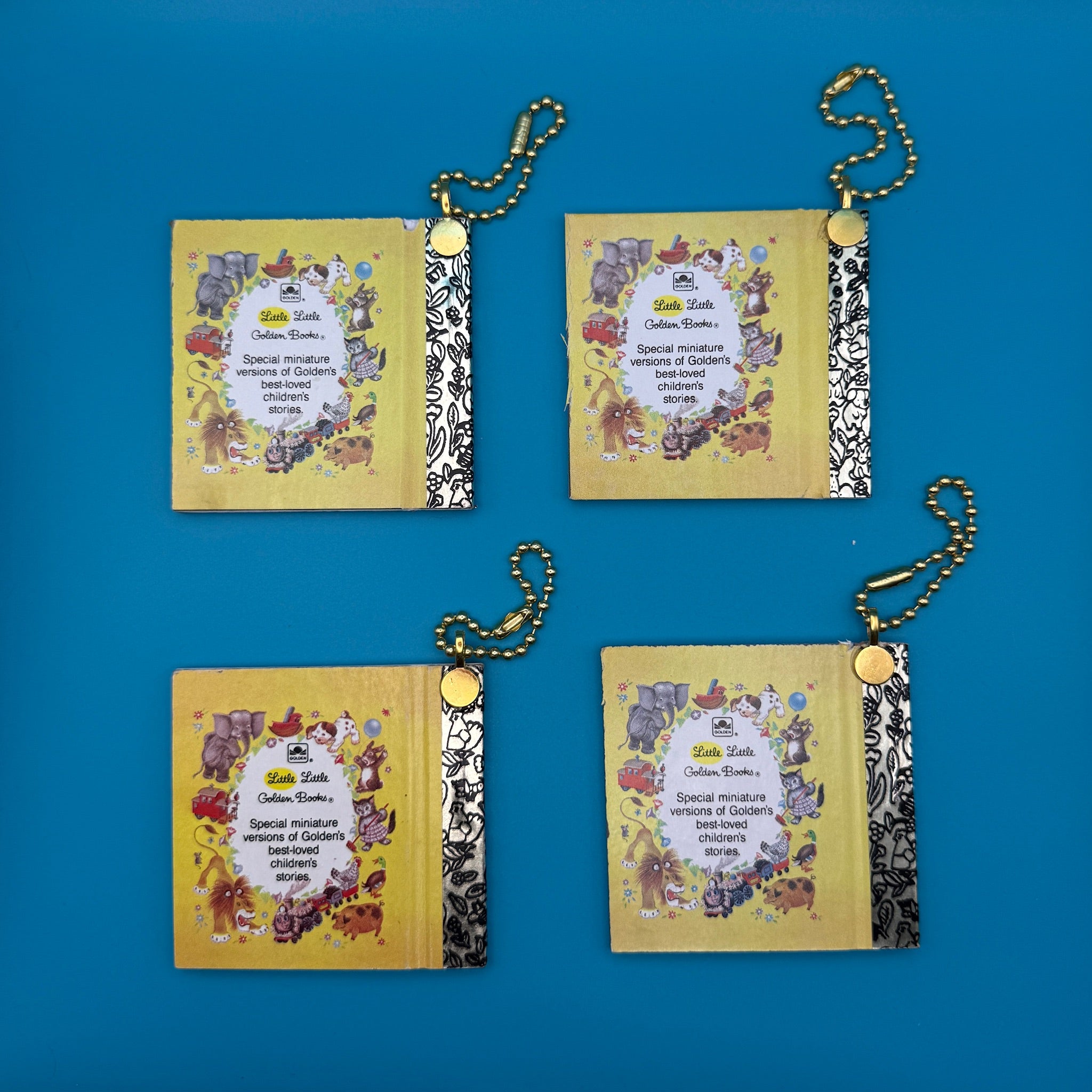 Little Golden Book  s - 101 Dalmations, Peter Pan, Cinderella -  vintage keychain vintage charms for bag nostalgia vintage keychains y2k collectible - Bag Crap