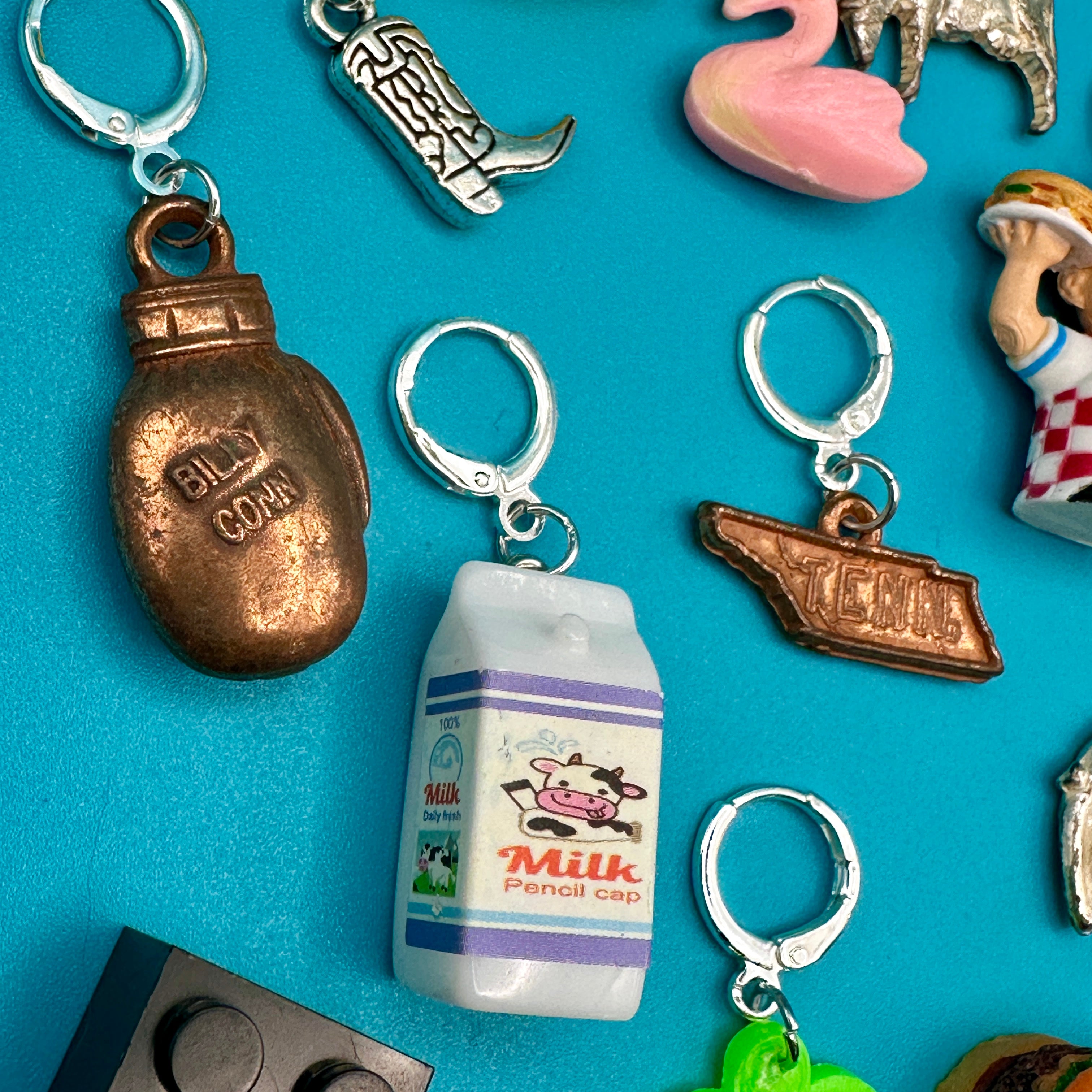 Sterling Silver Trinket s: Drop II -  vintage keychain vintage charms for bag nostalgia vintage keychains y2k collectible - Bag Crap