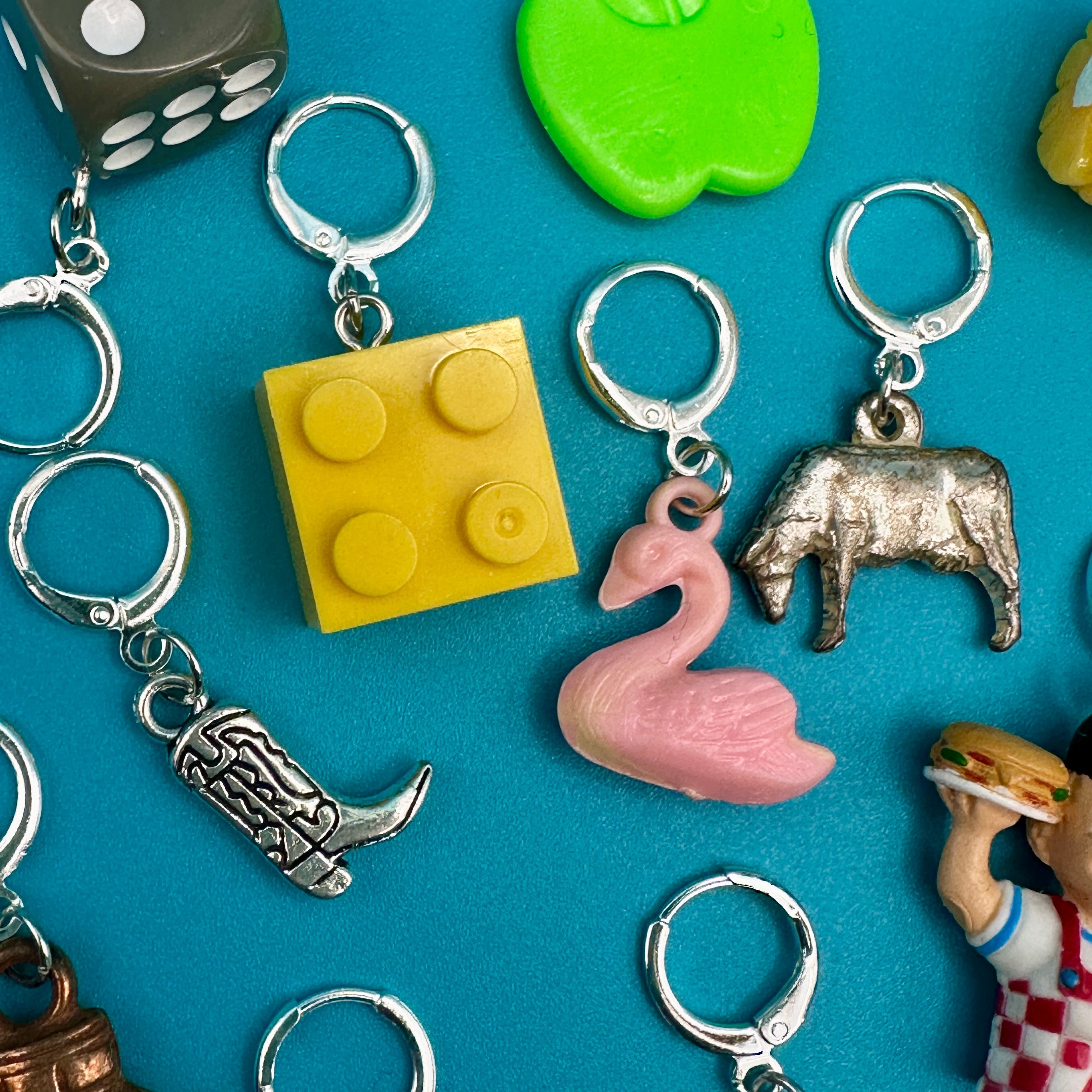 Sterling Silver Trinket s: Drop II -  vintage keychain vintage charms for bag nostalgia vintage keychains y2k collectible - Bag Crap