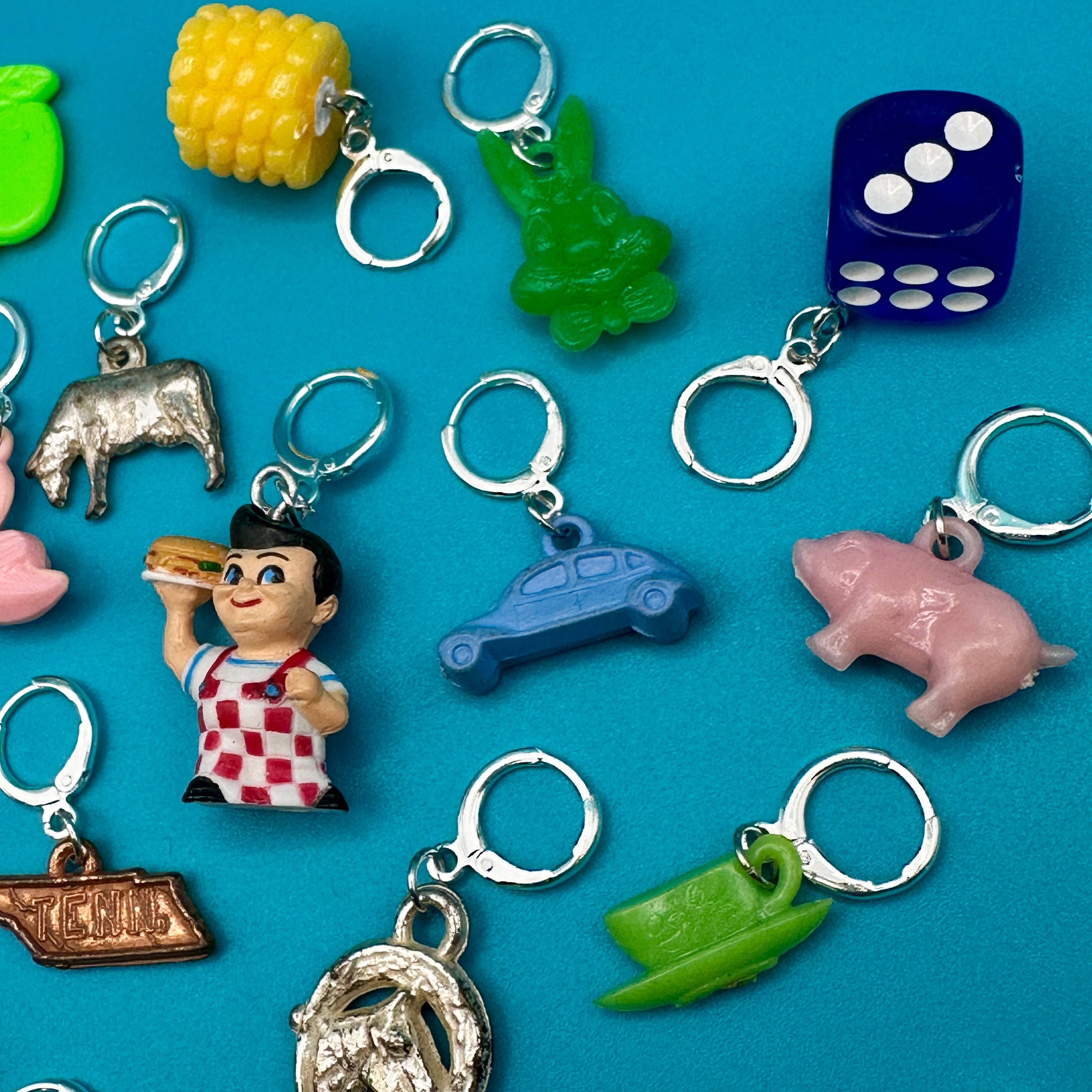 Sterling Silver Trinket s: Drop II -  vintage keychain vintage charms for bag nostalgia vintage keychains y2k collectible - Bag Crap