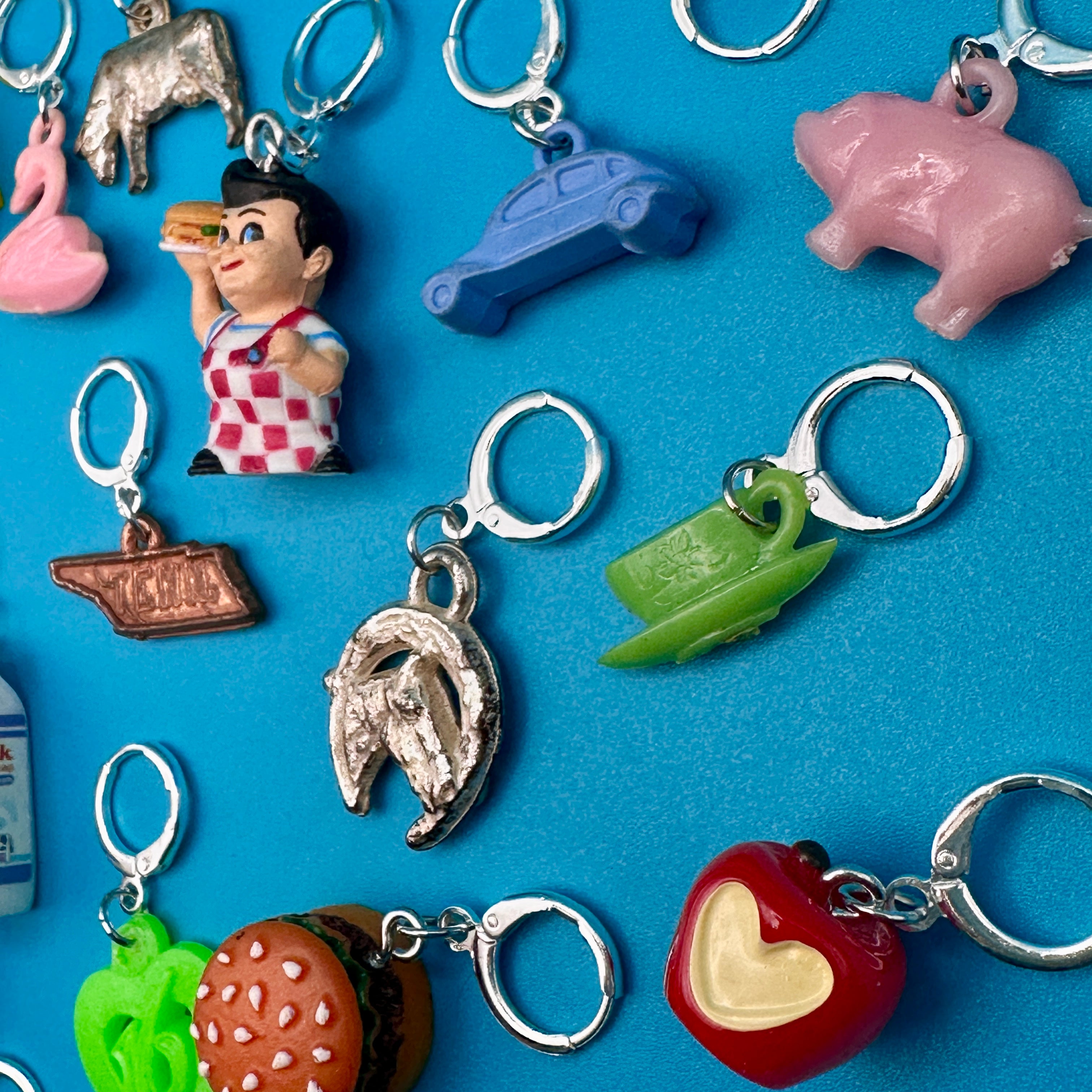 Sterling Silver Trinket s: Drop II -  vintage keychain vintage charms for bag nostalgia vintage keychains y2k collectible - Bag Crap