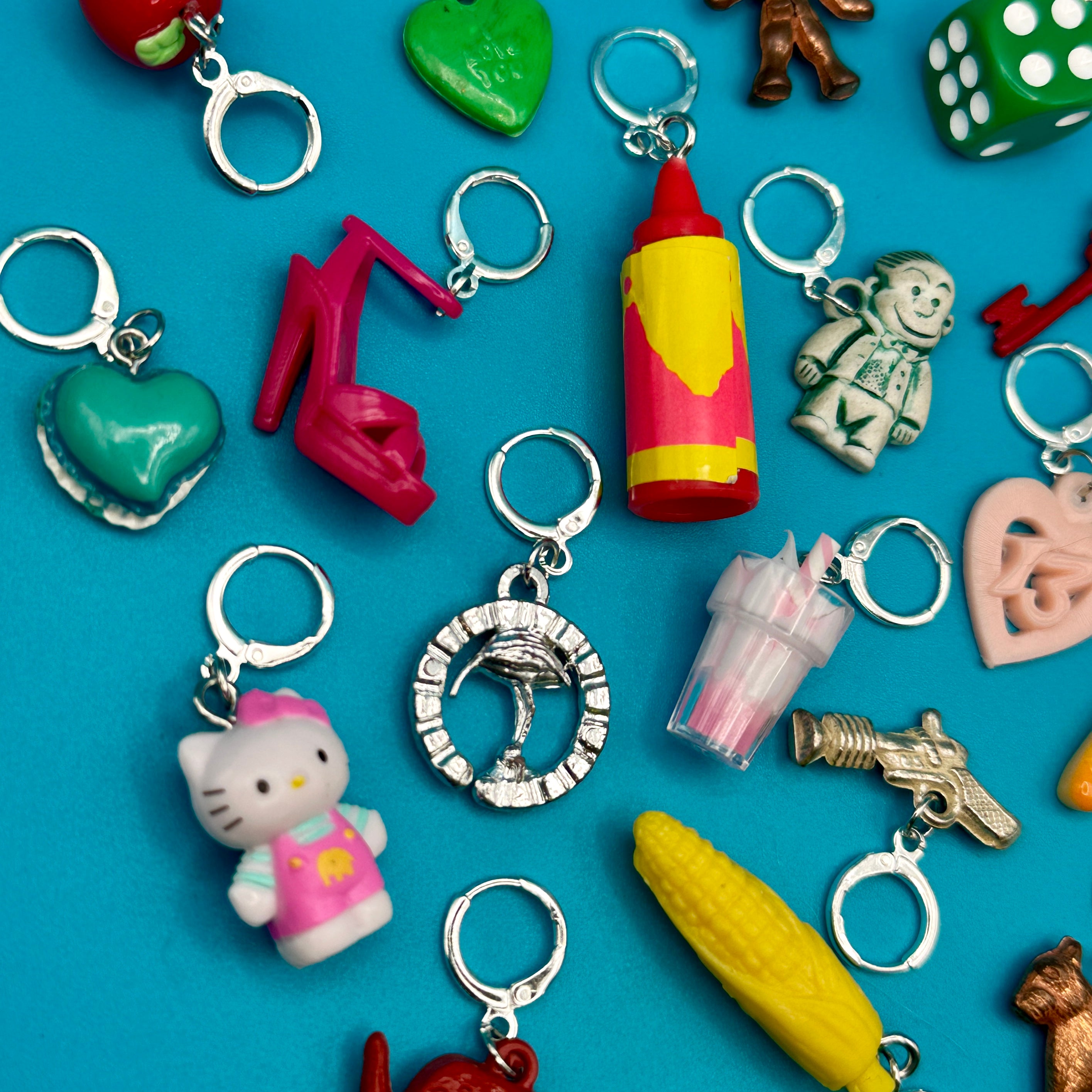 Sterling Silver Plated Trinket s: Drop III - hello kitty sanrio japan kawaii rare vintage keychain vintage charms for bag nostalgia vintage keychains y2k collectible - Bag Crap