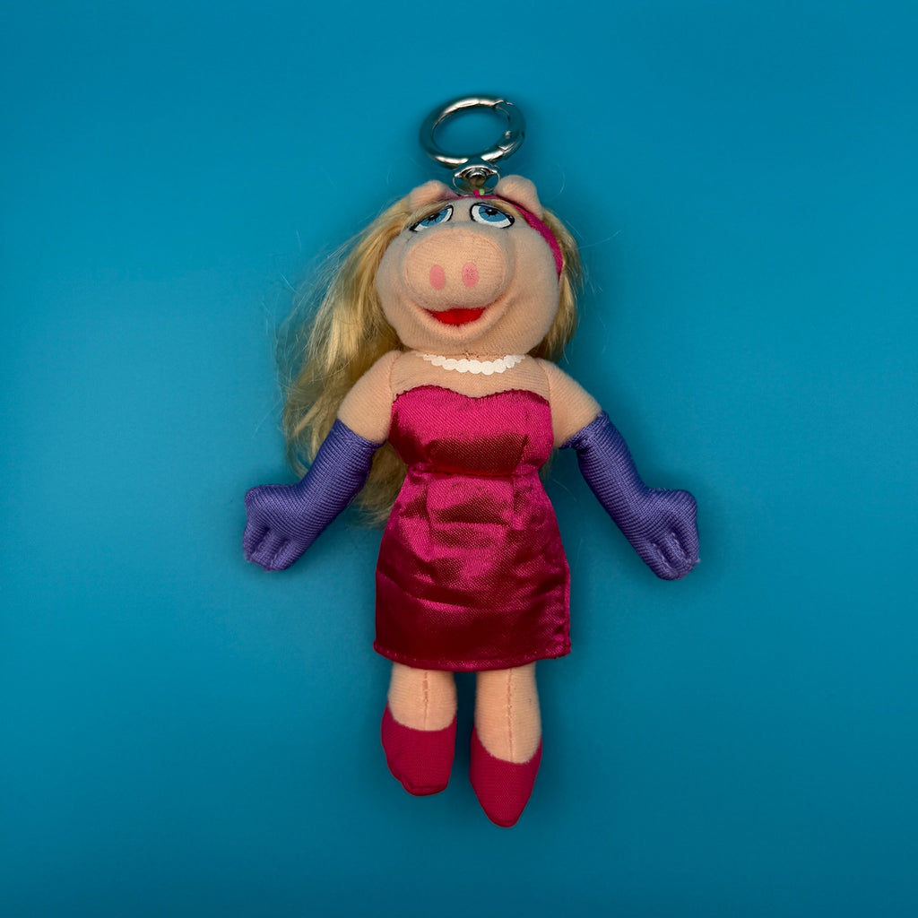 RARE Vintage Y2K McDonald's UK Miss Piggy Plush Bag Charm