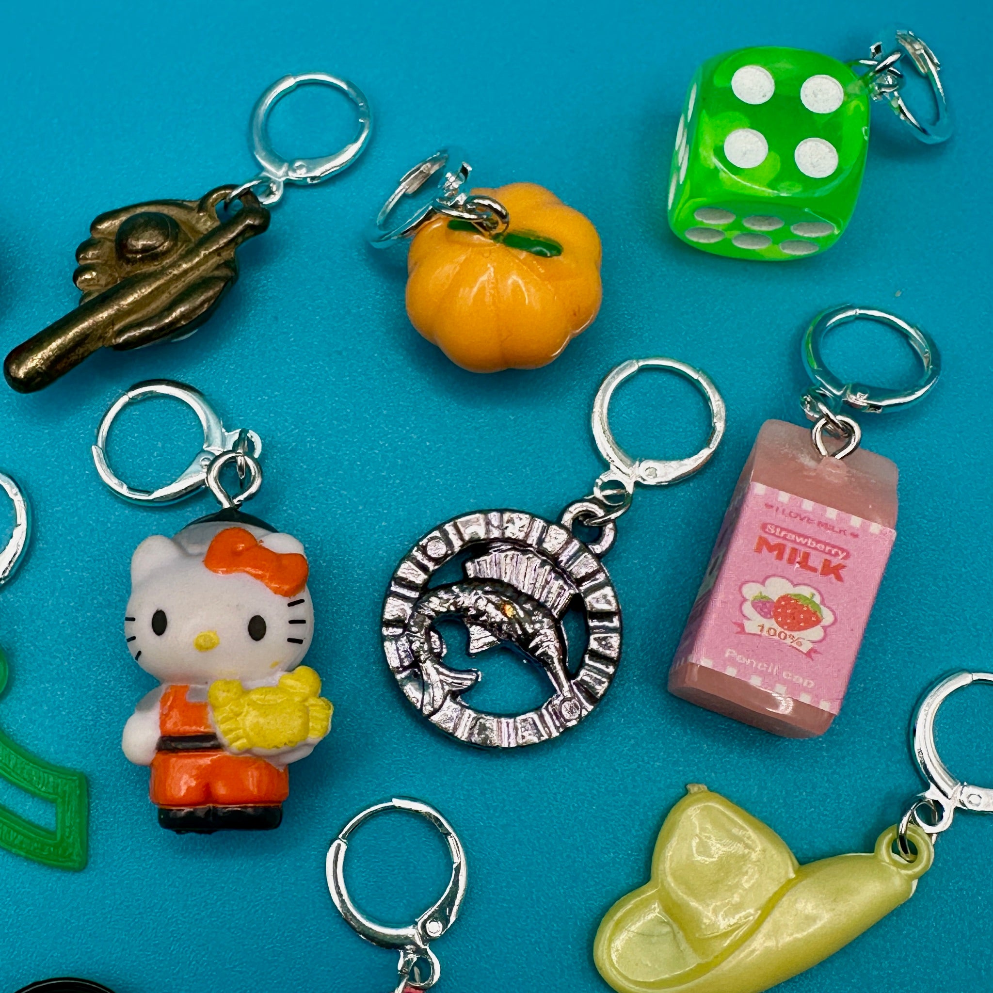 Sterling Silver Plated Mini s: Drop VII - hello kitty sanrio japan kawaii rare vintage keychain vintage charms for bag nostalgia vintage keychains y2k collectible - Bag Crap