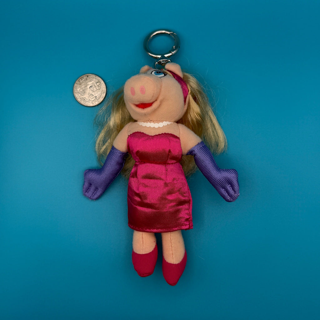 RARE Vintage Y2K McDonald's UK Miss Piggy Plush Bag Charm