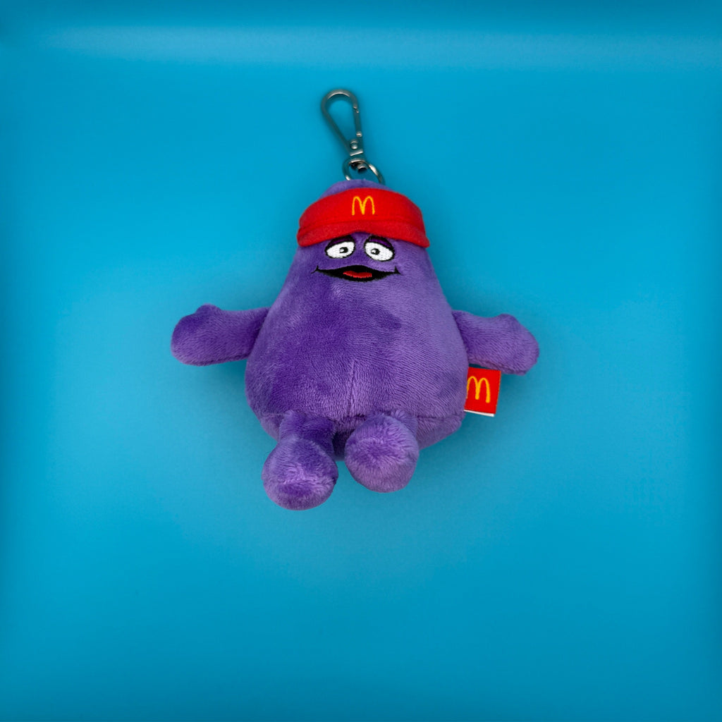 RARE McDonald's Singapore 'Grimace' Plush Bag Charm