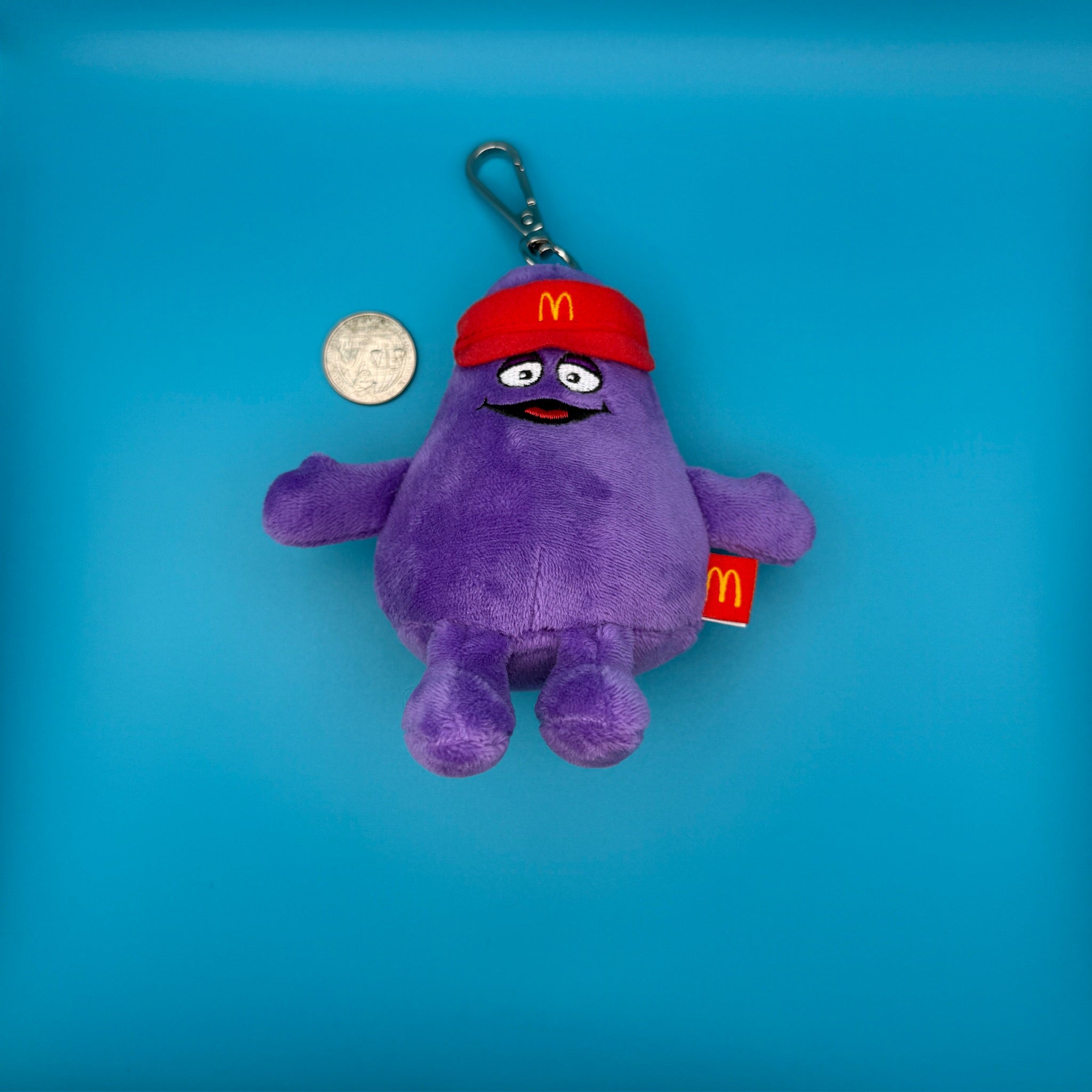 RARE McDonald's Singapore 'Grimace' Plush -  vintage keychain vintage charms for bag nostalgia vintage keychains y2k collectible - Bag Crap