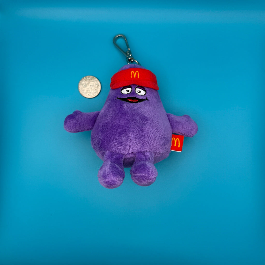 RARE McDonald's Singapore 'Grimace' Plush Bag Charm