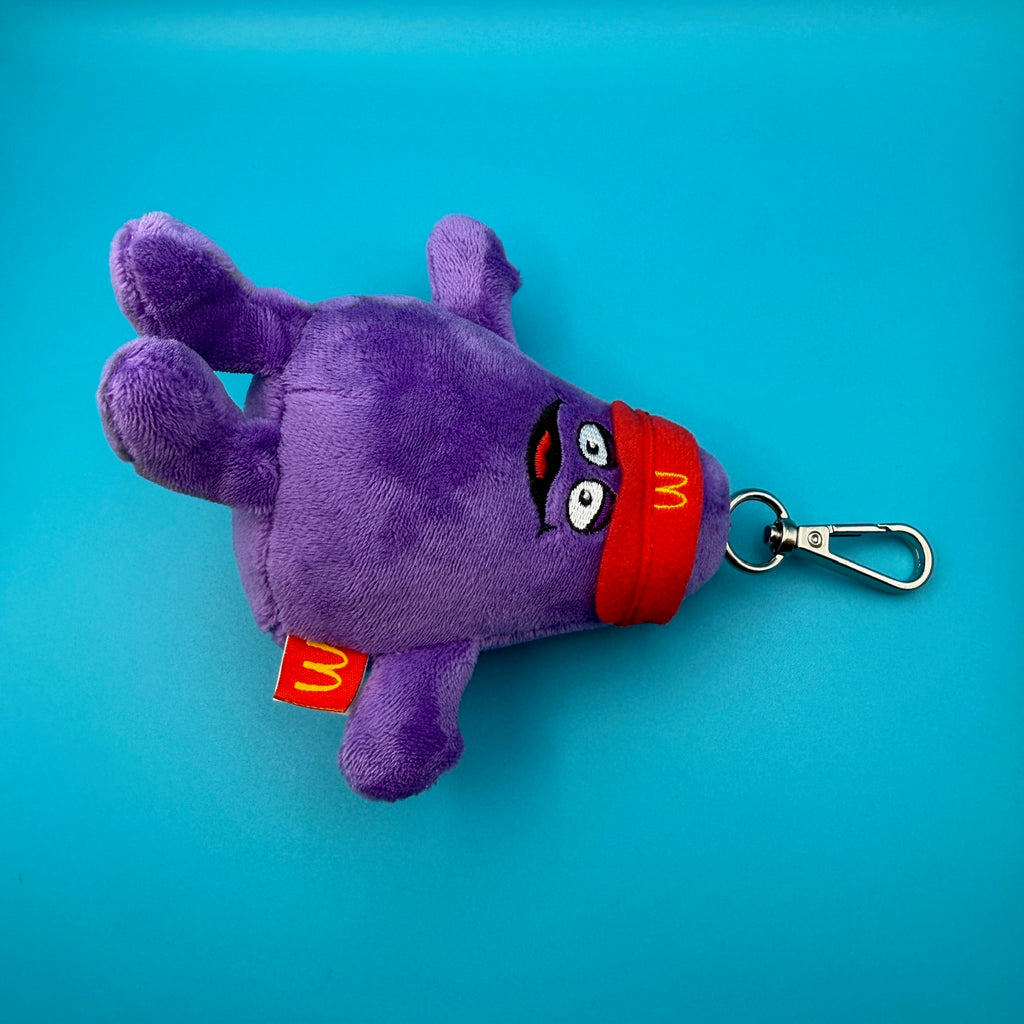 RARE McDonald's Singapore 'Grimace' Plush Bag Charm