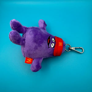 RARE McDonald's Singapore 'Grimace' Plush -  vintage keychain vintage charms for bag nostalgia vintage keychains y2k collectible - Bag Crap