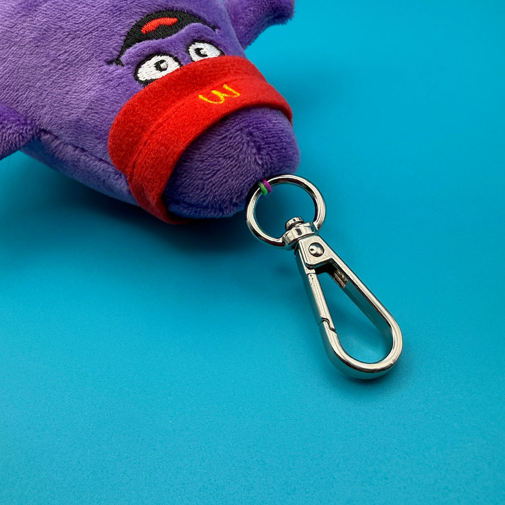 RARE McDonald's Singapore 'Grimace' Plush Bag Charm