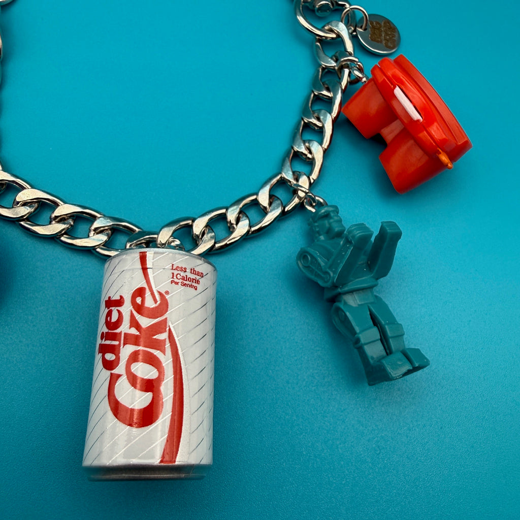 Bag Charm Chain: Astronaut Barbie, Diet Coke, Retro Toys