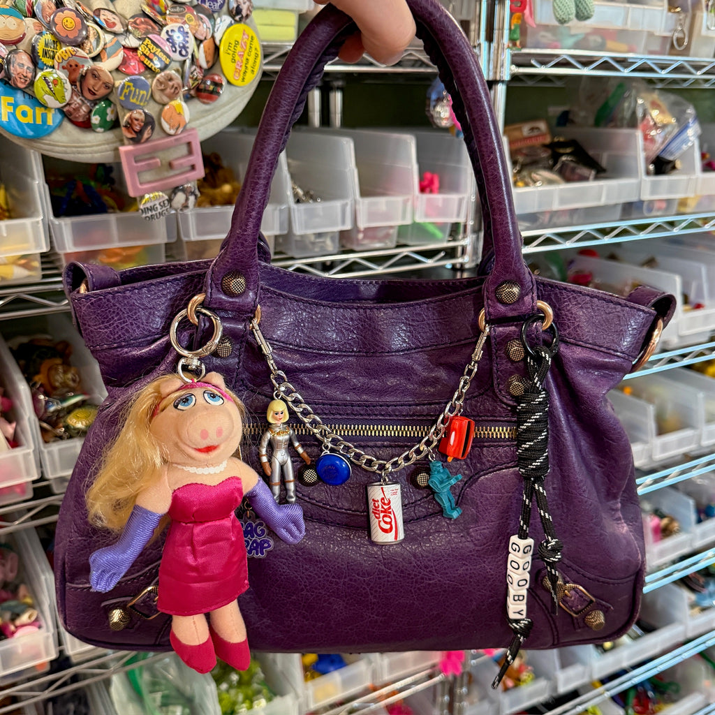 RARE Vintage Y2K McDonald's UK Miss Piggy Plush Bag Charm