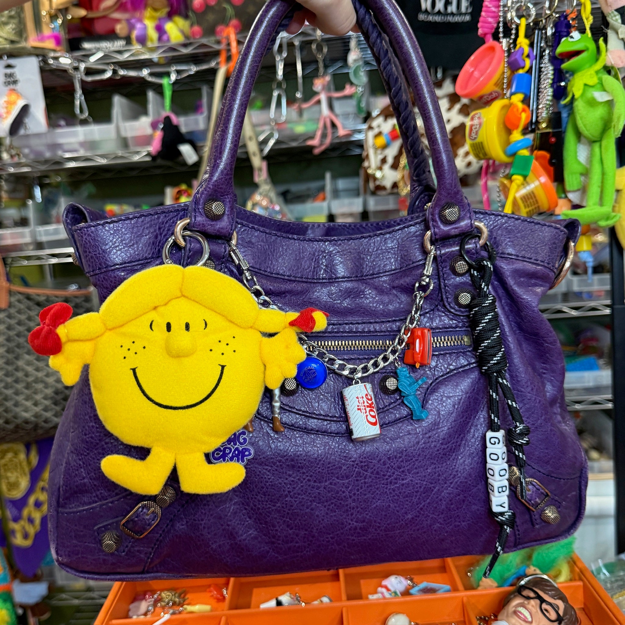 1999 Mr. Men 'Little Miss Sunshine' McDonald's Plush -  vintage keychain vintage charms for bag nostalgia vintage keychains y2k collectible - Bag Crap