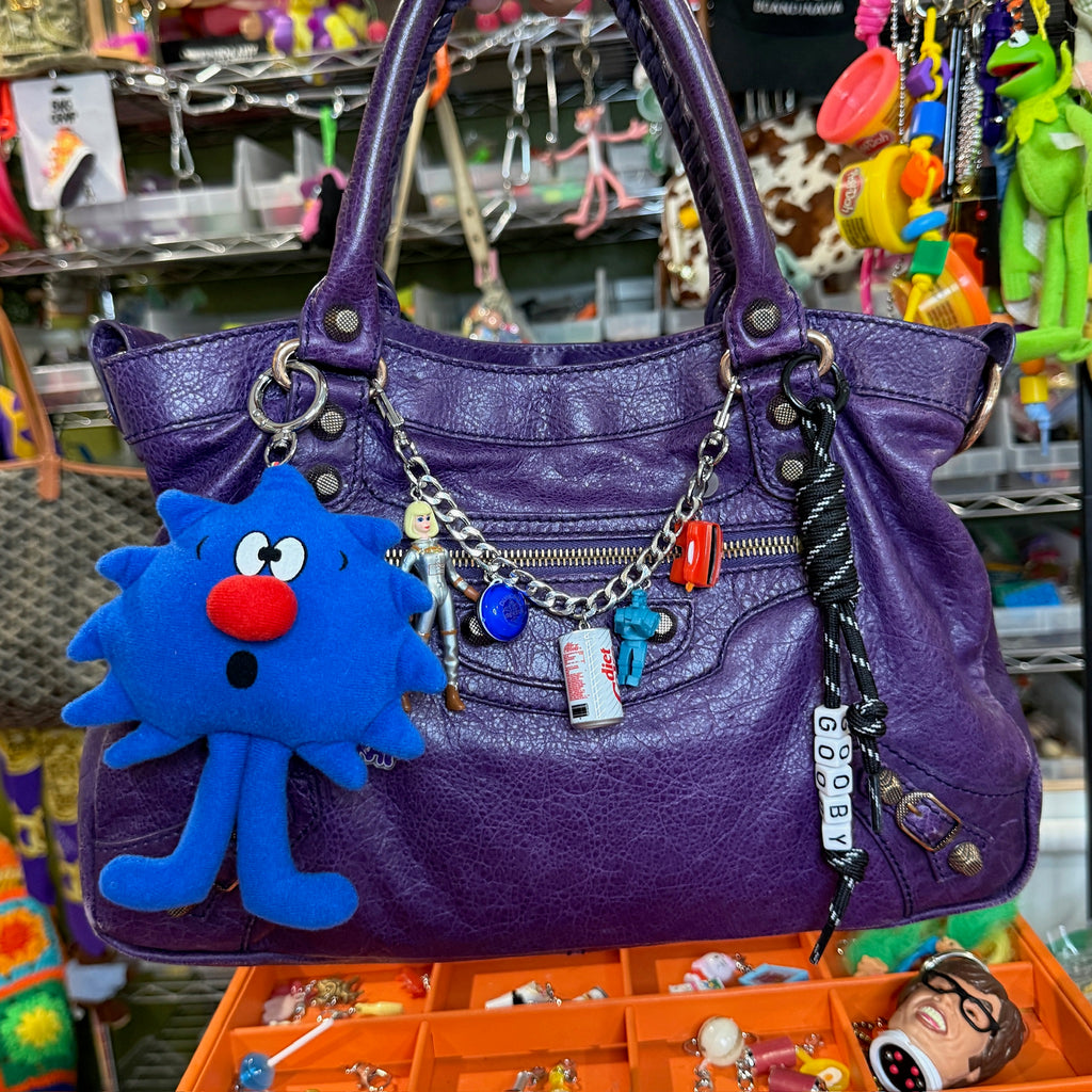 Vintage 1999 Mr. Men McDonald's Plush Bag Charm: Mr. Sneeze