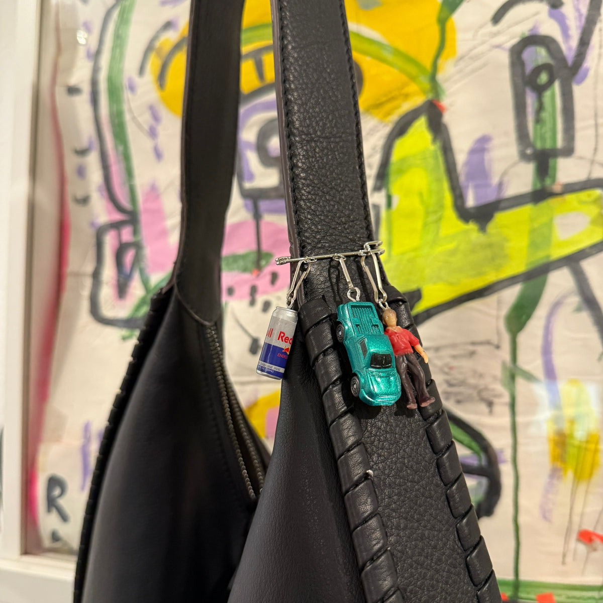 Silver Multi-Loop Safety Pin : 2 Pack - clips carabiners charms keychains bag designer vintage keychain vintage charms for bag nostalgia vintage keychains y2k collectible - Bag Crap