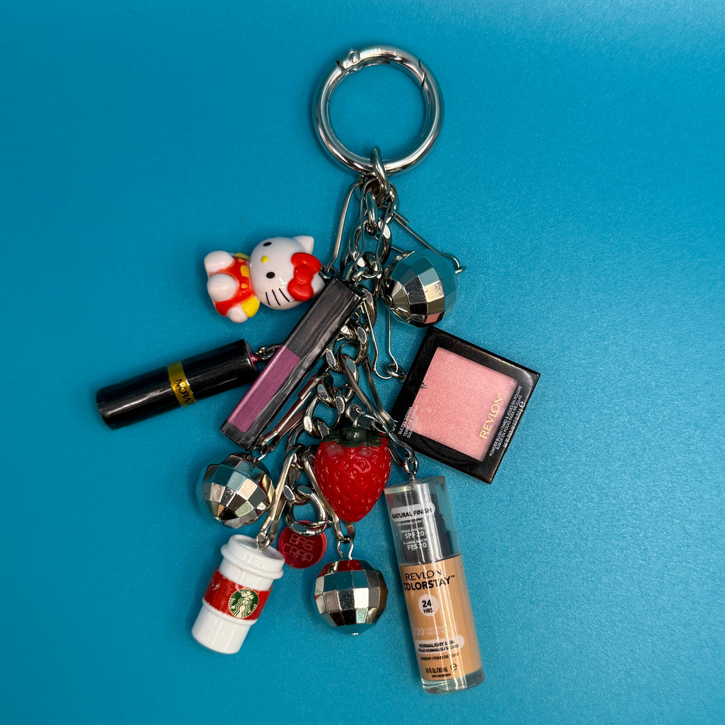 Hello Kitty Makeup Mini Bag Charm Chain
