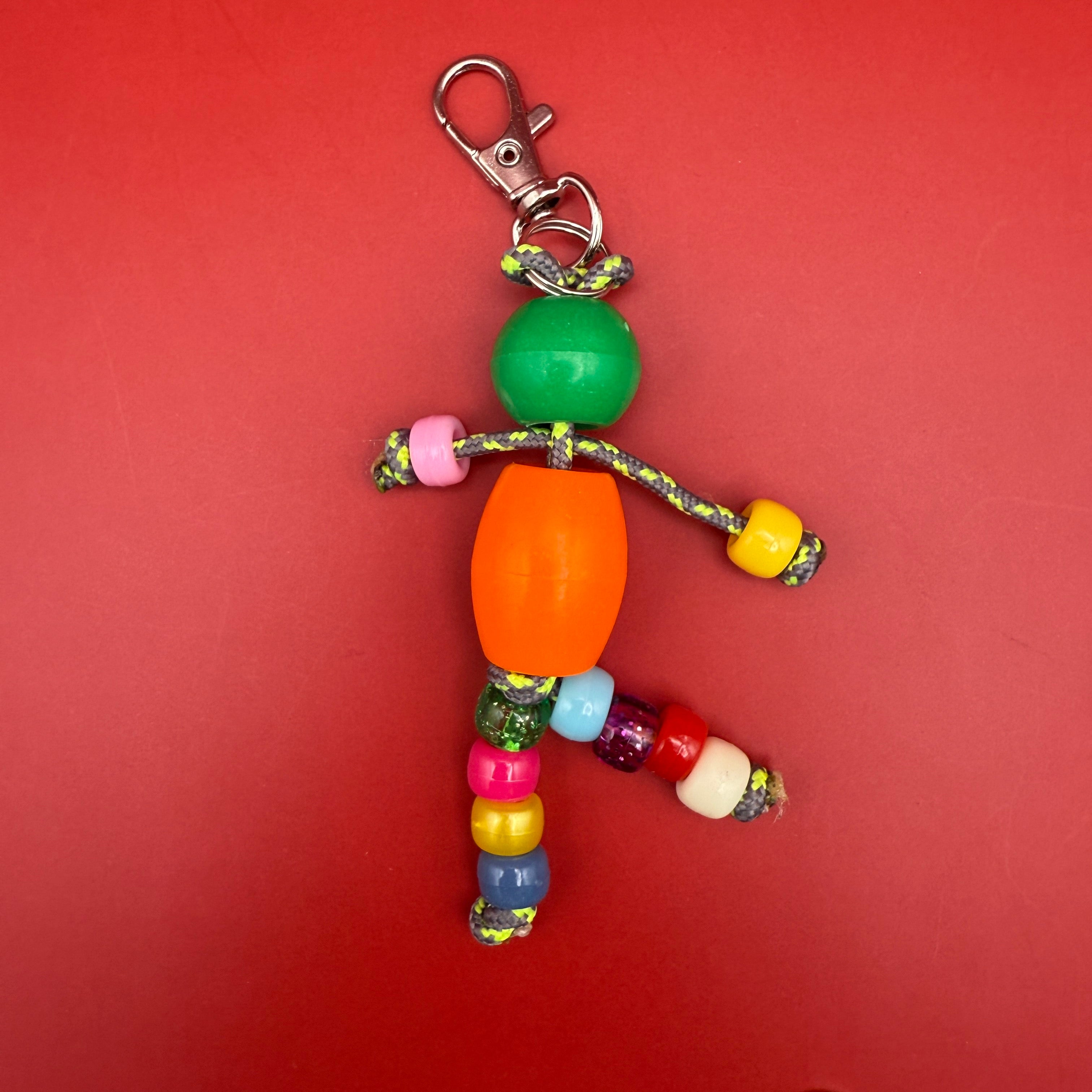 Little Buddy Beaded  s -  vintage keychain vintage charms for bag nostalgia vintage keychains y2k collectible - Bag Crap