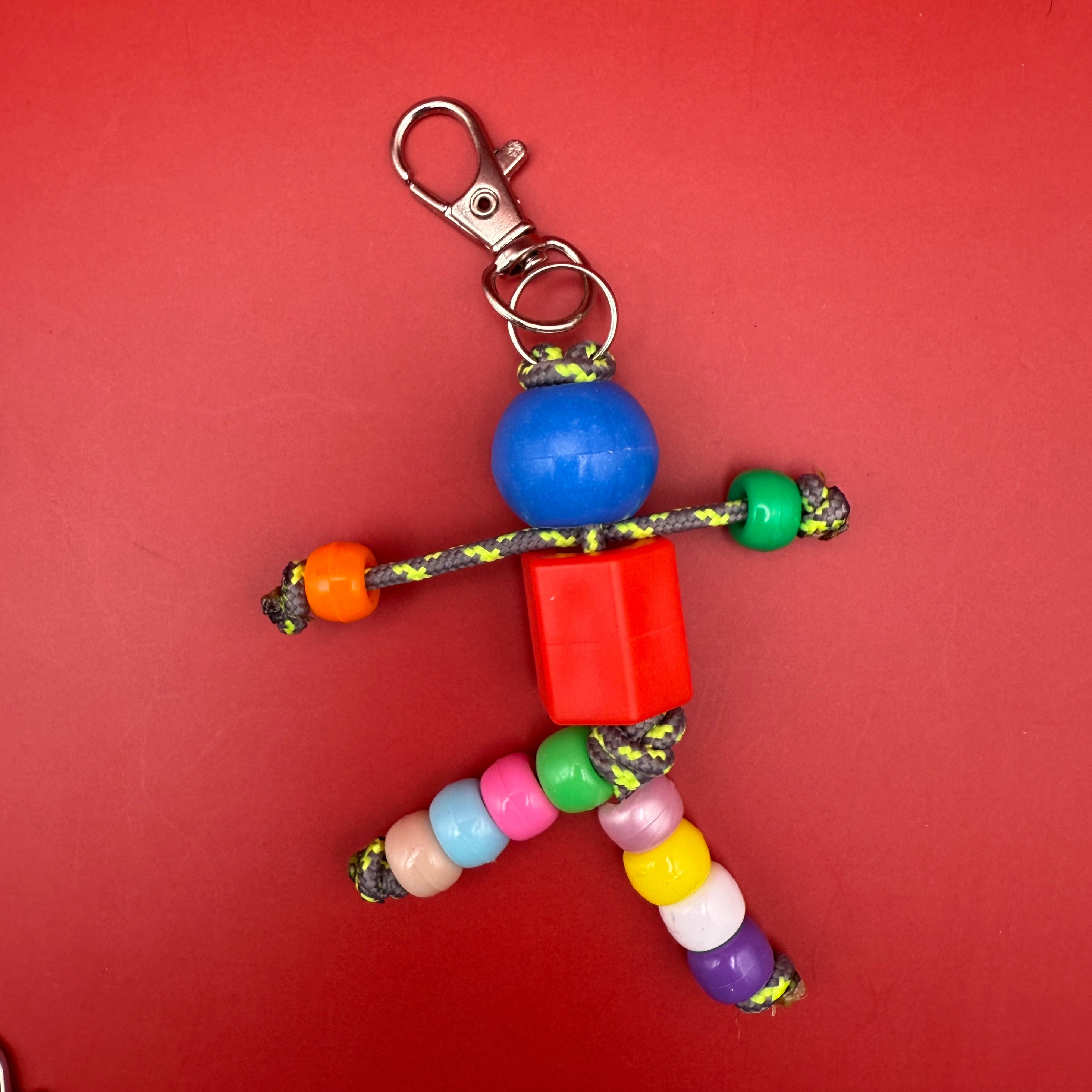 Little Buddy Beaded  s -  vintage keychain vintage charms for bag nostalgia vintage keychains y2k collectible - Bag Crap