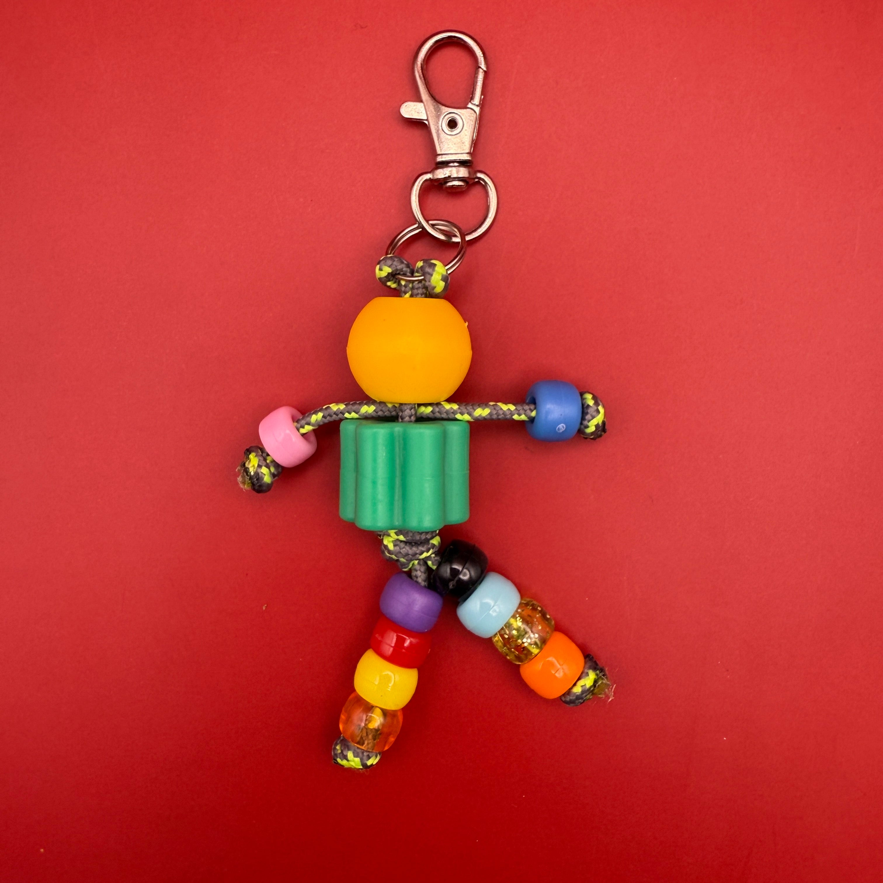 Little Buddy Beaded  s -  vintage keychain vintage charms for bag nostalgia vintage keychains y2k collectible - Bag Crap
