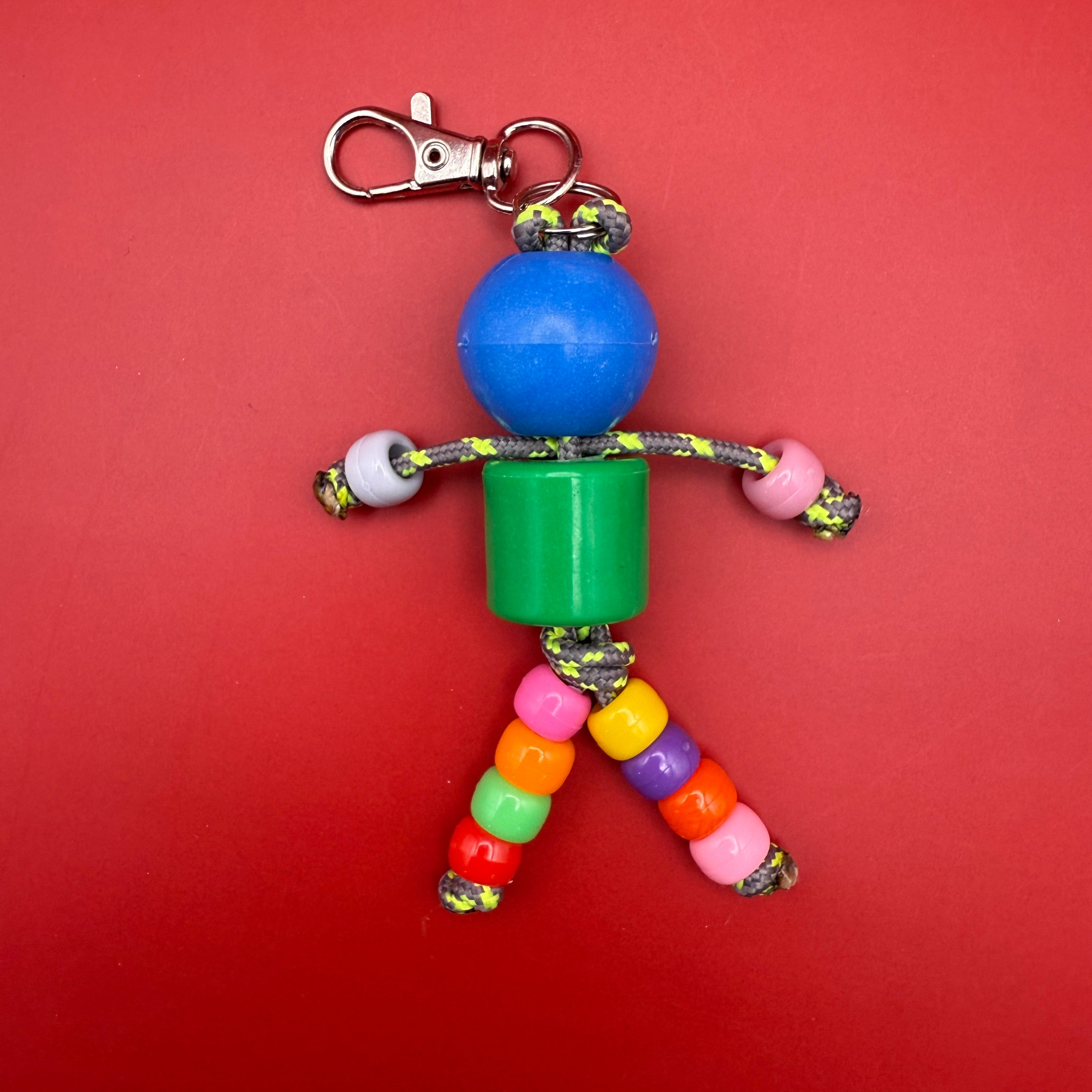 Little Buddy Beaded  s -  vintage keychain vintage charms for bag nostalgia vintage keychains y2k collectible - Bag Crap
