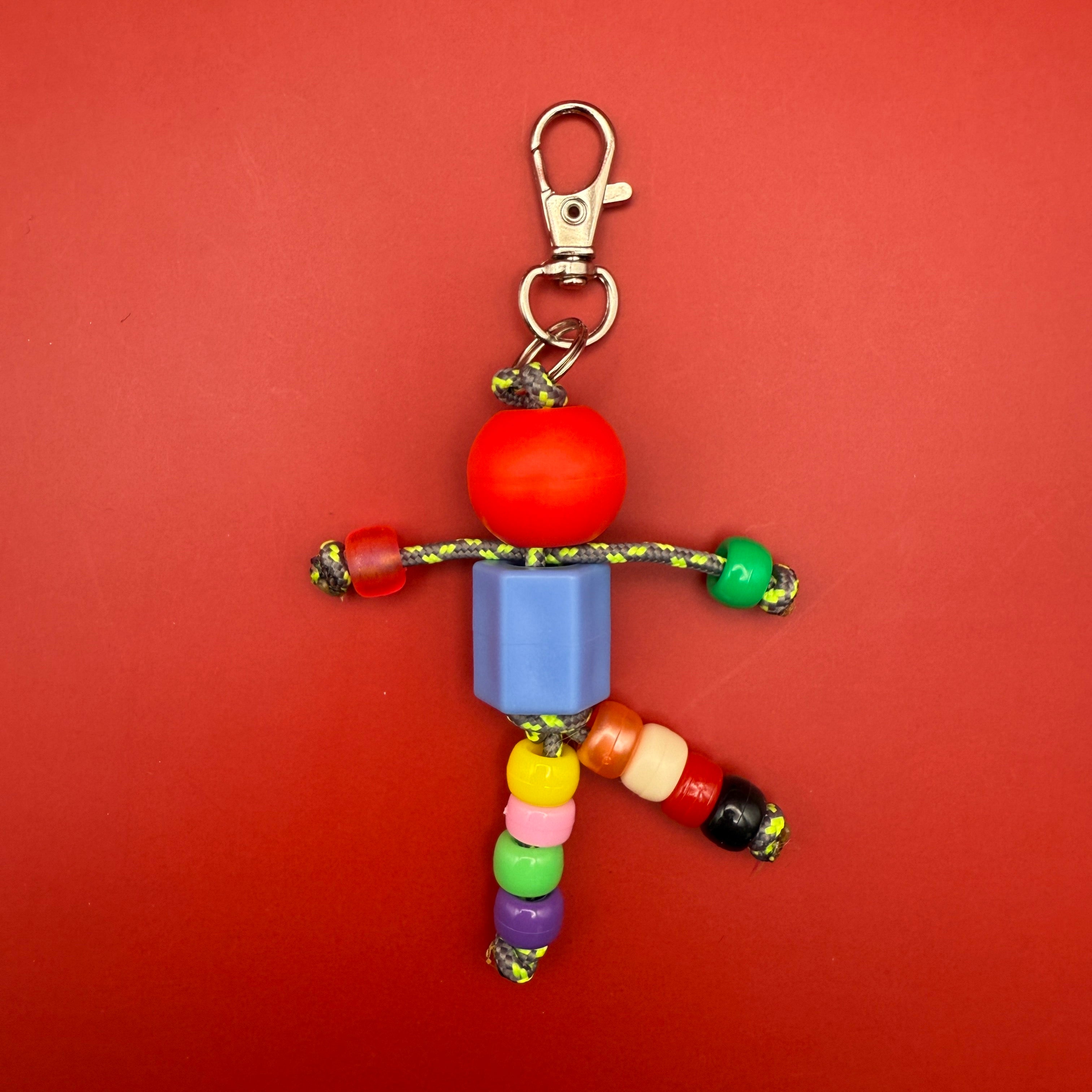 Little Buddy Beaded  s -  vintage keychain vintage charms for bag nostalgia vintage keychains y2k collectible - Bag Crap