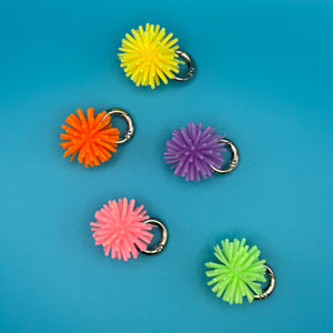 Bag Crap - Small Rubber Spiked Pom Pom Shoe Charms