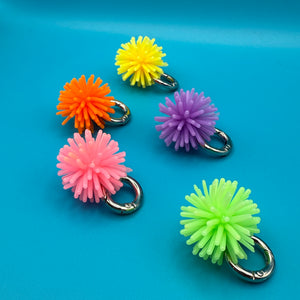 Bag Crap - Small Rubber Spiked Pom Pom Shoe Charms