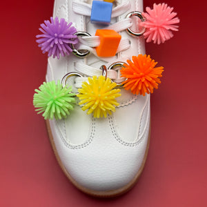Bag Crap - Small Rubber Spiked Pom Pom Shoe Charms
