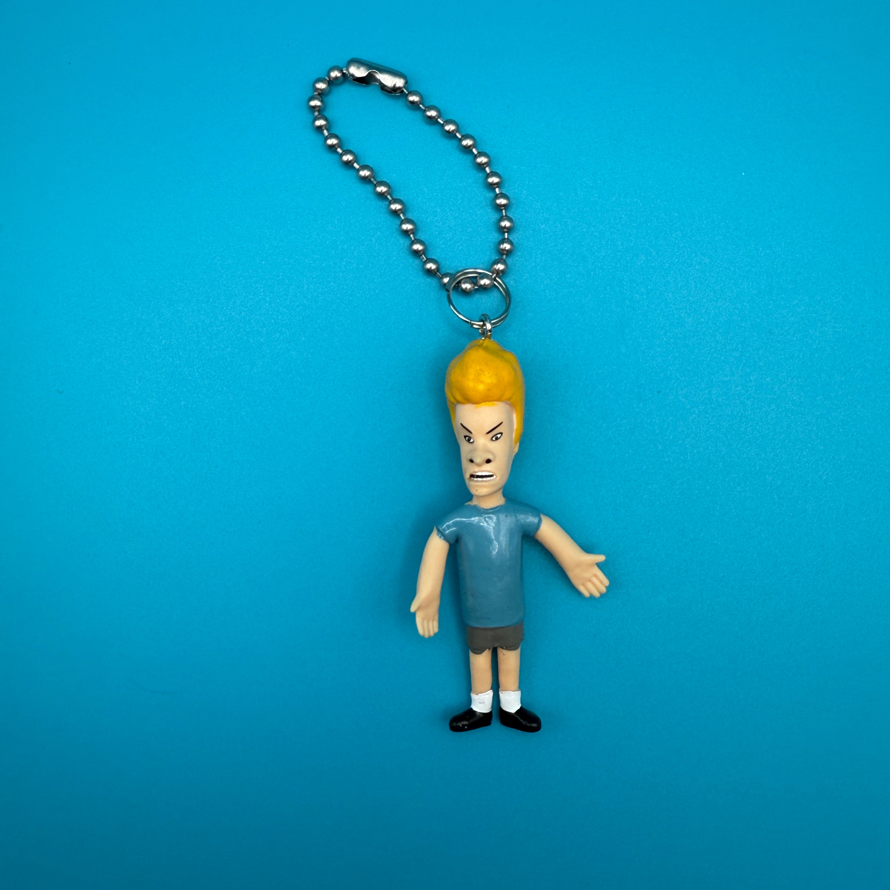 Beavis and Butthead 3' Bendy Figurine  s -  vintage keychain vintage charms for bag nostalgia vintage keychains y2k collectible - Bag Crap