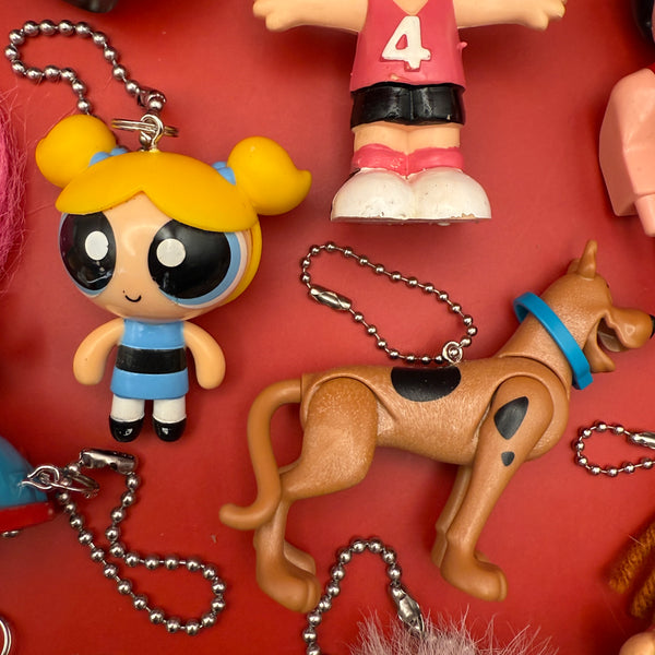BUBBLES POWERPUFF GIRLS VINTAGE CRAFTED BAG CHARM (WORN) - Archive