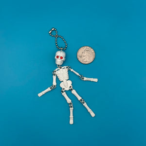 Spooky Skeleton Halloween s &  s -  vintage keychain vintage charms for bag nostalgia vintage keychains y2k collectible - Bag Crap