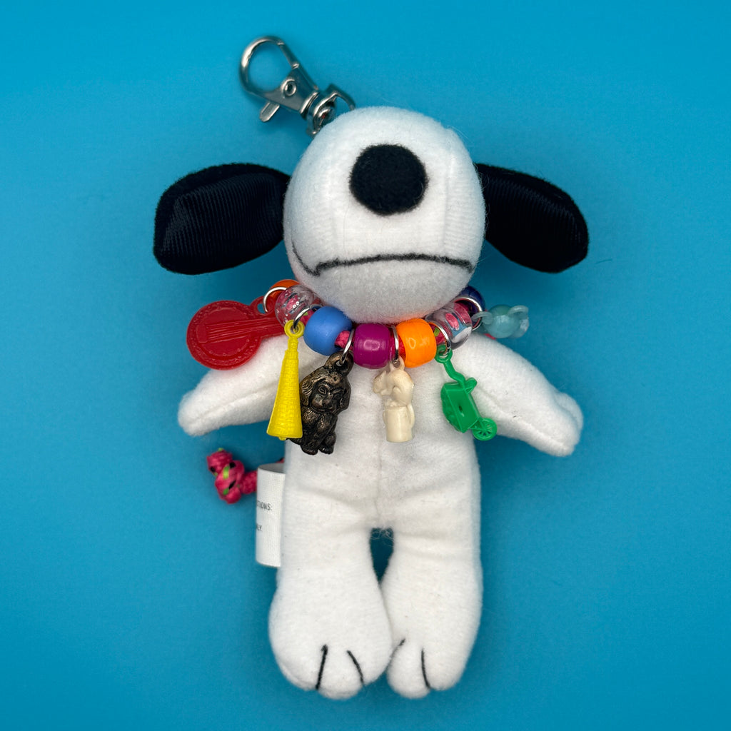 Custom Order Vintage Snoopy Plushie + Charm Necklace *As Seen on Lori Hirshleifer*