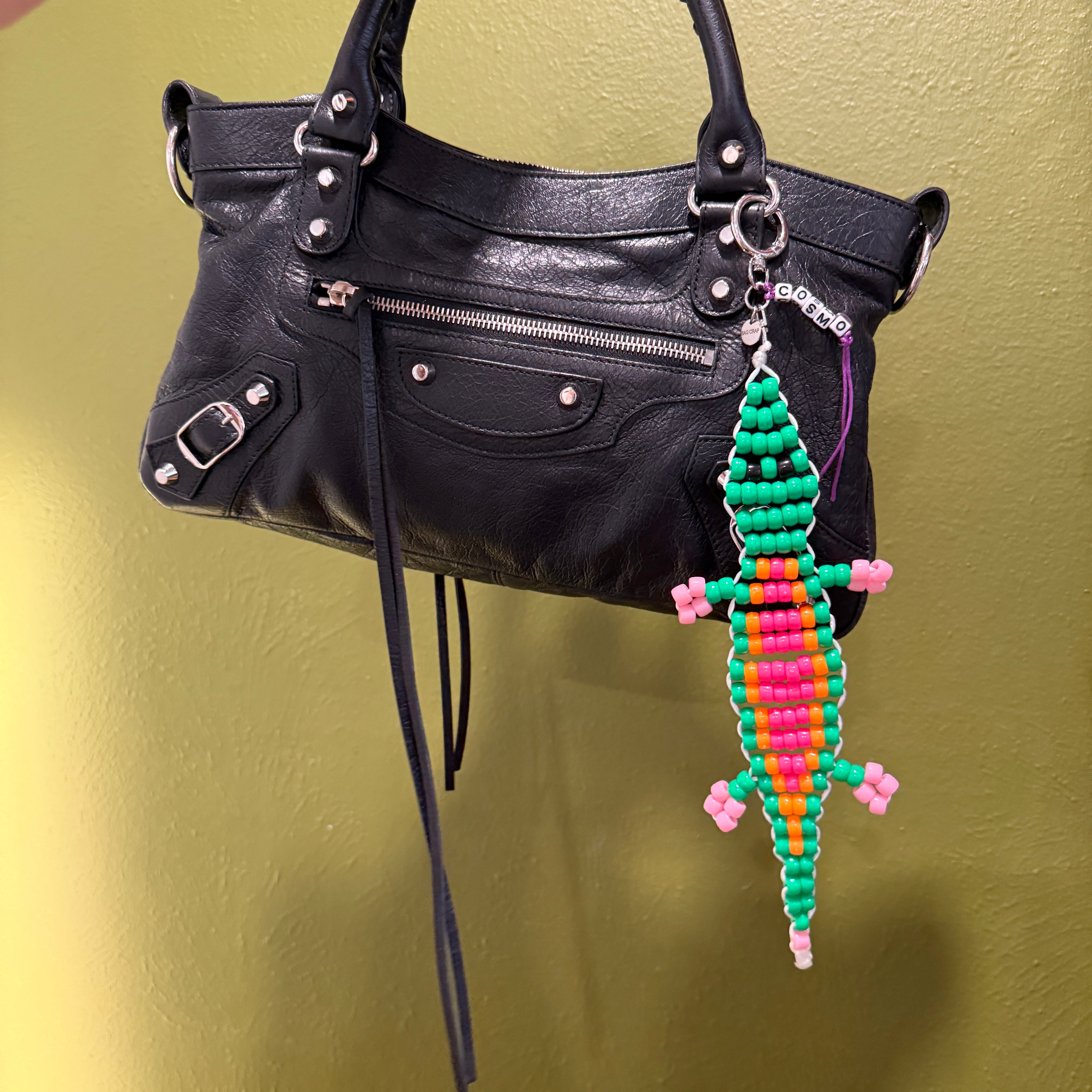 BAG CRAP Bead Buddy Alligator  s -  vintage keychain vintage charms for bag nostalgia vintage keychains y2k collectible - Bag Crap