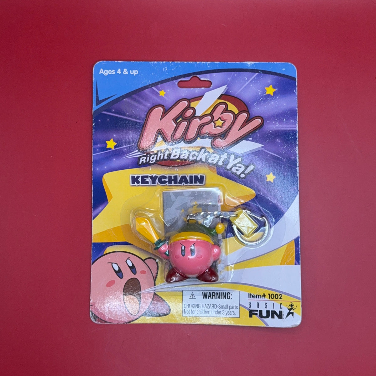 RARE NIB  2003 Kirby Right Back At Ya! -  vintage keychain vintage charms for bag nostalgia vintage keychains y2k collectible - Bag Crap