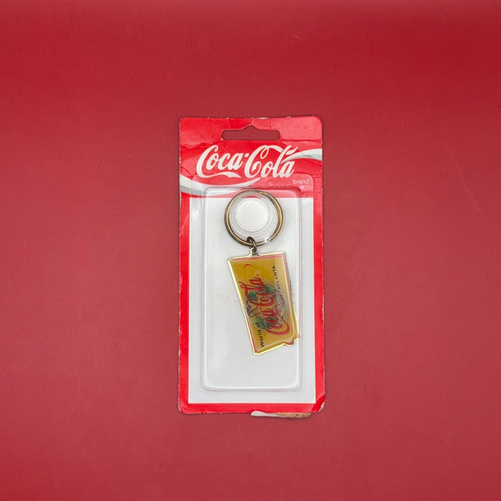 NIB 90s Vintage Keychain: Coca-Cola Brand Coke