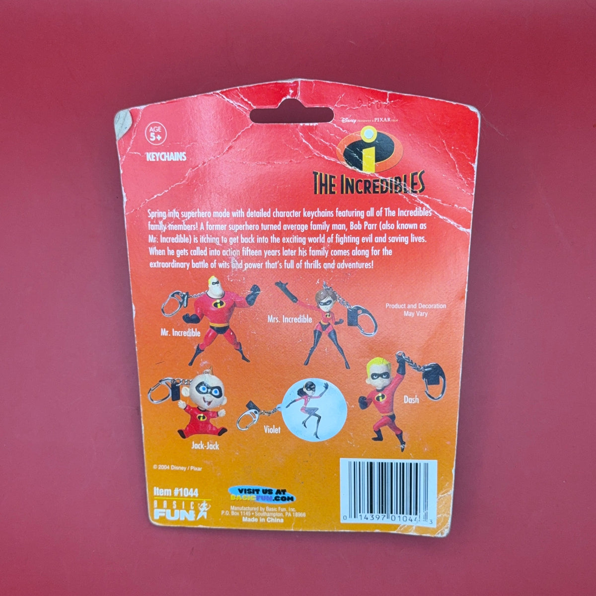 NIB   : The Incredibles -  vintage keychain vintage charms for bag nostalgia vintage keychains y2k collectible - Bag Crap