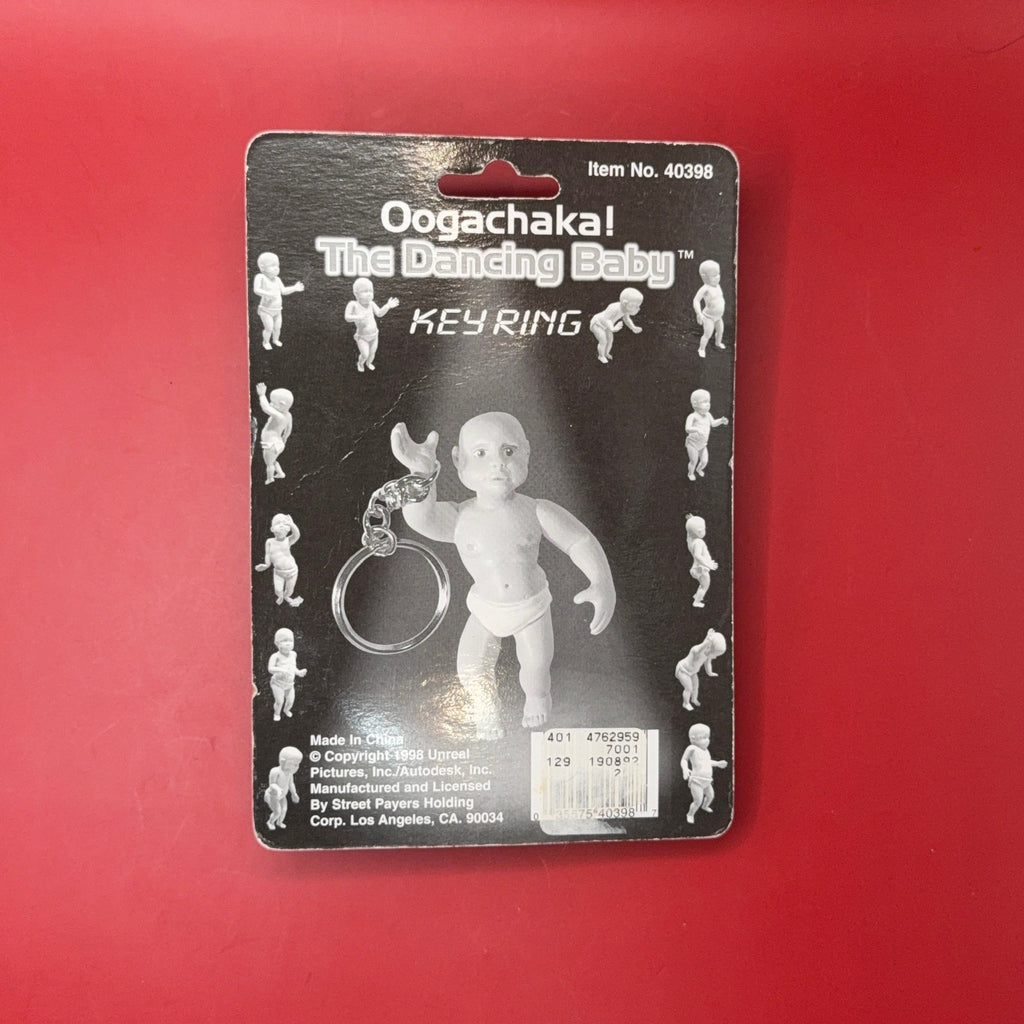 RARE NIB 90s Vintage Keychain: Oogachaka! The Dancing Baby