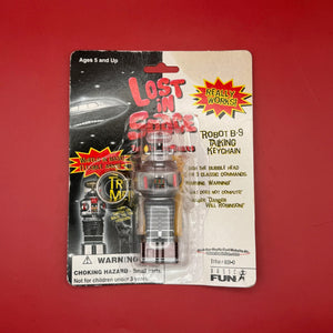 NIB 90s  : Lost in Space Talking B-9 Robot -  vintage keychain vintage charms for bag nostalgia vintage keychains y2k collectible - Bag Crap