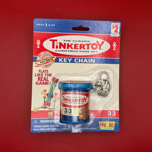 NIB   : The Classic Tinkertoy Construction Set -  vintage keychain vintage charms for bag nostalgia vintage keychains y2k collectible - Bag Crap