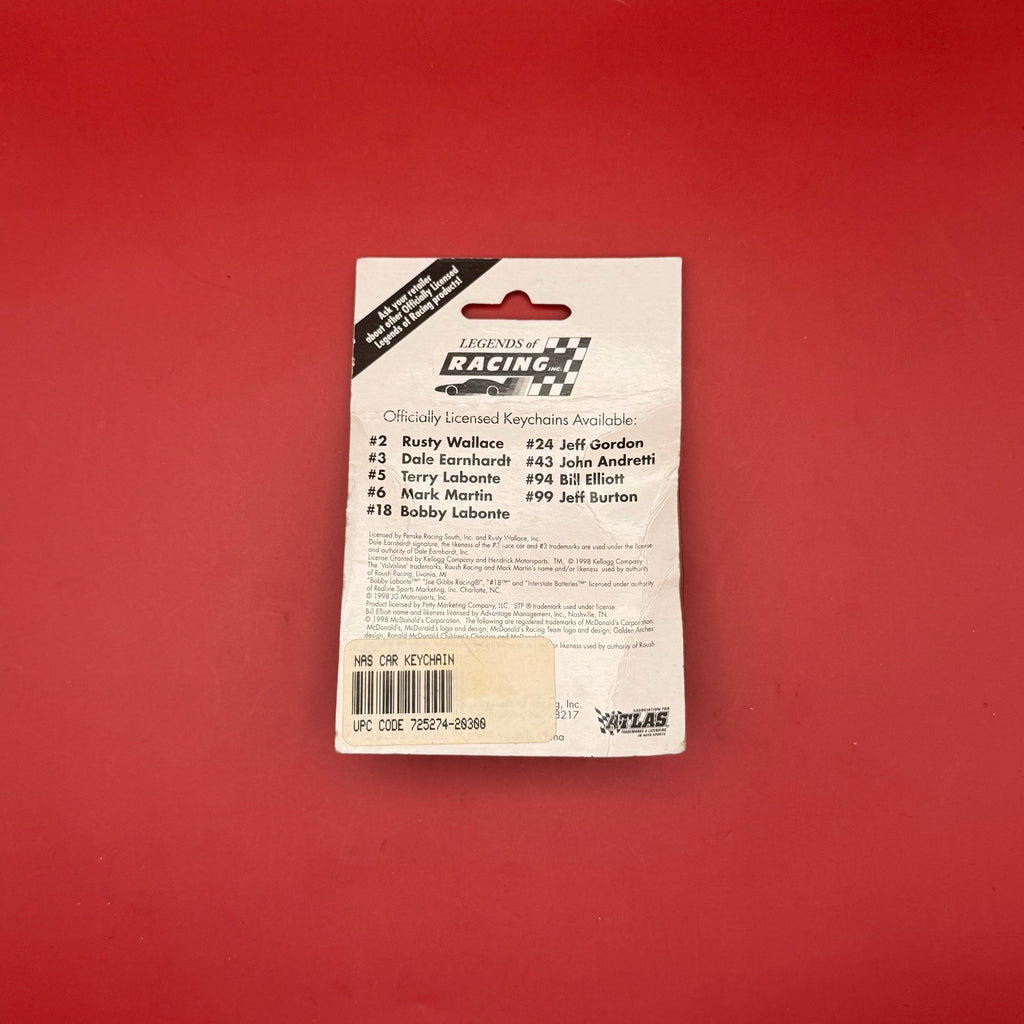 NIB 90s Vintage Keychain: Valvoline Mark Martin 6