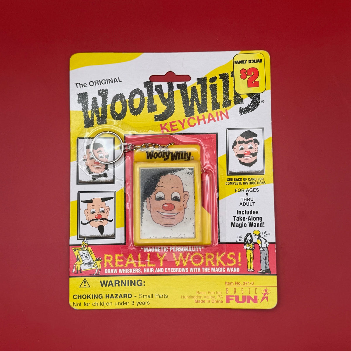 NIB 90s  : The Original Wooly Willy -  vintage keychain vintage charms for bag nostalgia vintage keychains y2k collectible - Bag Crap