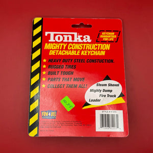 NIB 90s  : Tonka Mighty Construction -  vintage keychain vintage charms for bag nostalgia vintage keychains y2k collectible - Bag Crap