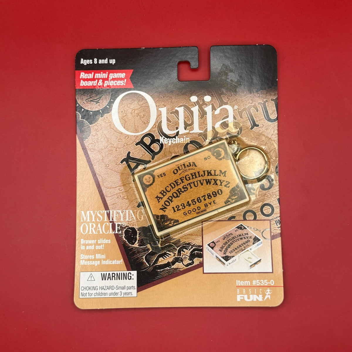 NIB 90s  : Ouija Board Game -  vintage keychain vintage charms for bag nostalgia vintage keychains y2k collectible - Bag Crap