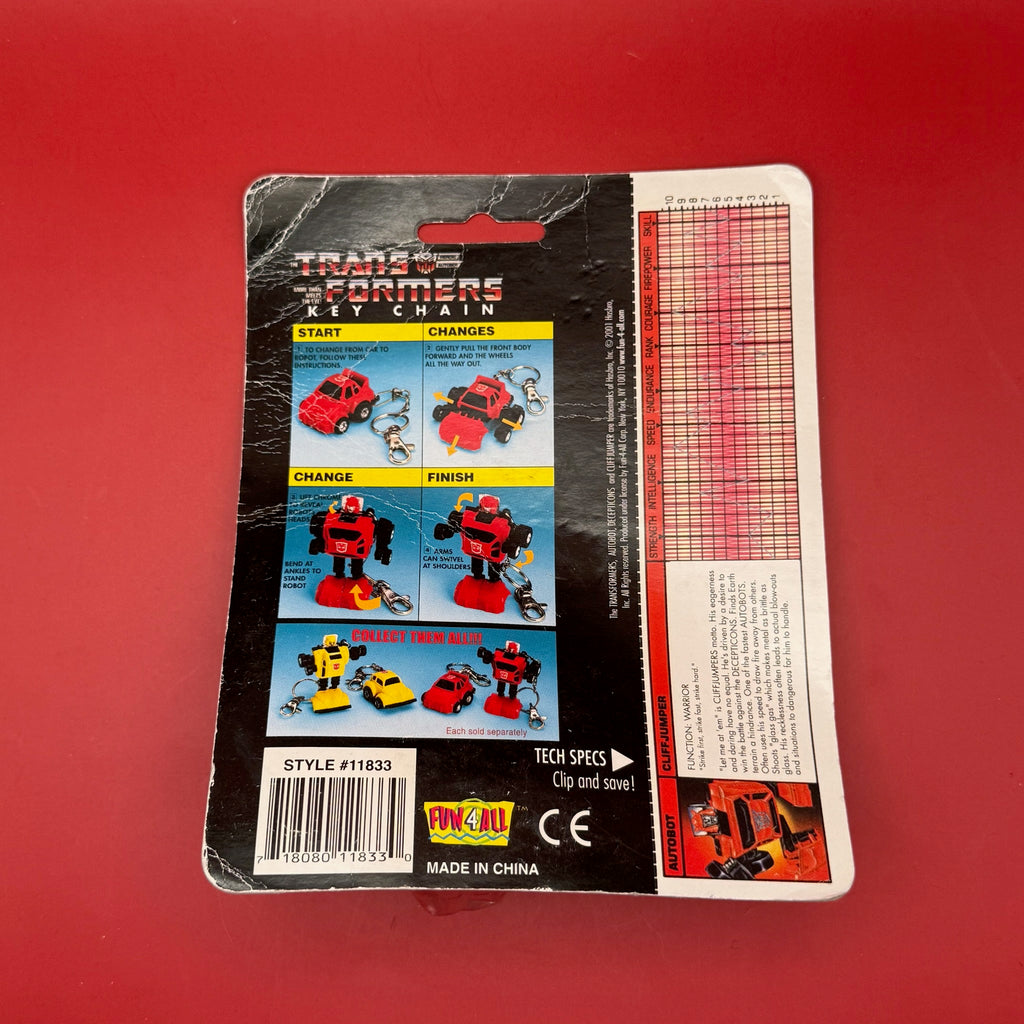 NIB Y2K Vintage Keychain: The Transformers Heroic Autobot