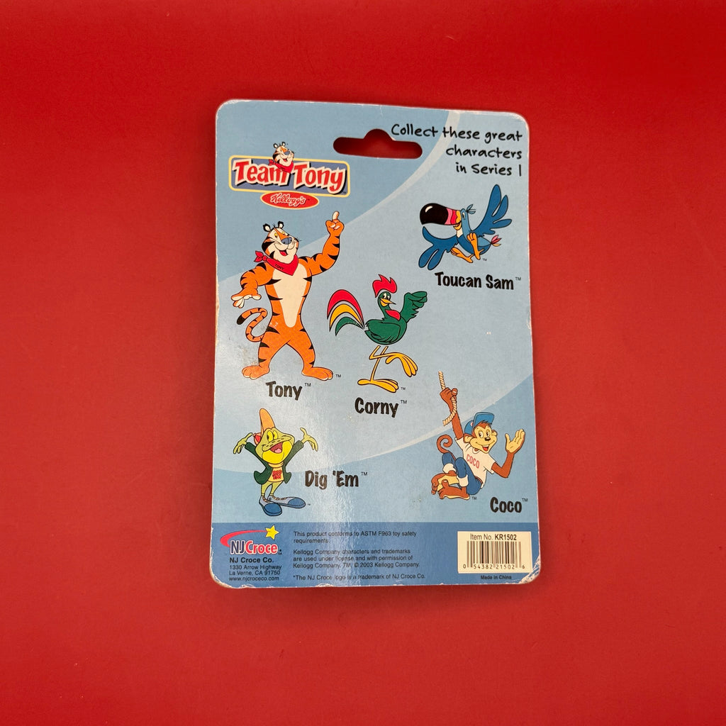 NIB Y2K Vintage Keychain: Kelloggs Team Tony Dig 'Em