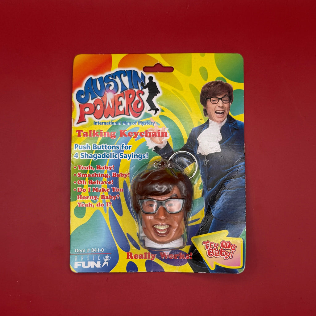 NIB 90s Vintage Keychain: Austin Powers International Man of Mystery